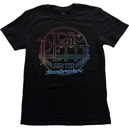Tom Petty & The Heartbreakers Unisex Vuxen Cirkel Bomull Logotyp T-shirt
