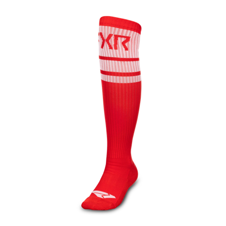 FXR Moto Sock 26 Red/White One Size