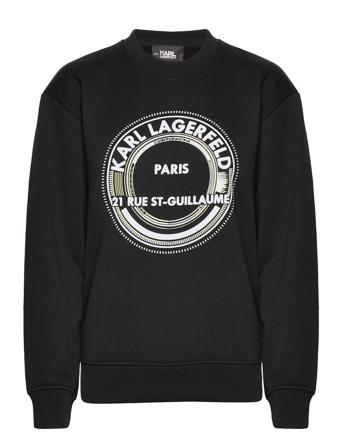 Unisex Rsg Athleisure Sweat Sweat-shirt Genser Svart Karl Lagerfeld