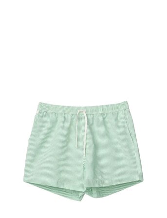 Lexington Clothing | Striped Seersucker Swim Trunks | L