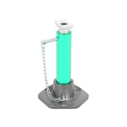 Justerbar RC-jekk 6T i aluminiumslegering, grønn, fjernstyrt bilsimulatorjekk