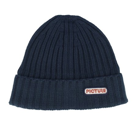 Picture - Blau cuff Mütze - Ship Beanie Dark Blue Cuff @ Hatstore