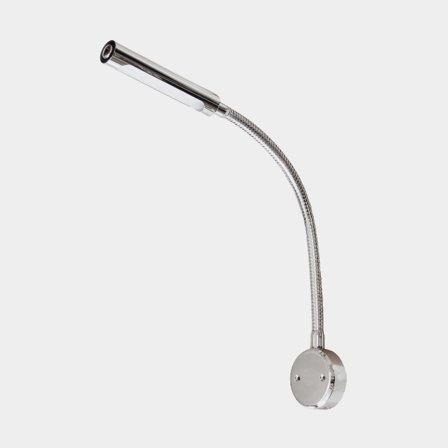 Kartlampa Casolux Malene, LED, 10 - 18 V, 2 - 0.5 W, 430 mm, med vitt / rött sken + USB-uttag, för väggmontage