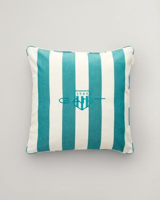 GANT - Archive Shield-pynteputetrekk med striper 50x50cm ocean turquoise