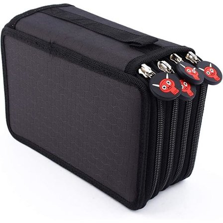 Pennfodral stationär väska stor kapacitet Oxford svart