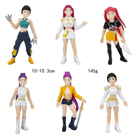 KPOP DEMON HUNTER håndlaget figur tiger stjerne jentegruppe omkransende dukke tegneserie modell leketøy ornamenter