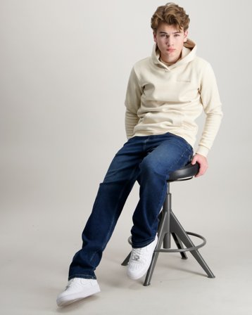 Peak Performance Jr Original Small Logo Hood Beżowy Bluzy z kapturem Chłopiec - Kids Brand Store