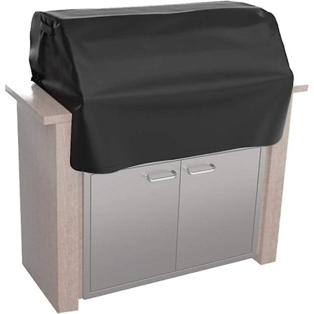 Grillskydd för ö-grill, 32-37 tum, vattentätt, kraftigt, för inbyggd grill, passar de flesta gasgrillar