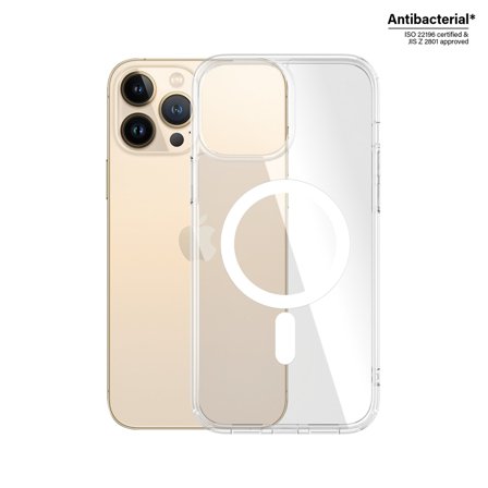 PanzerGlass HardCase Transparent w. White MagSafe iPhone 13 Pro Max