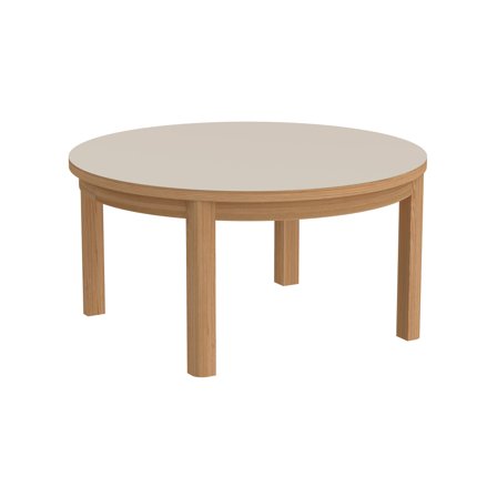 Holdbar sofabord, Ø90 - Latte - 90x90x45 - Sofabord