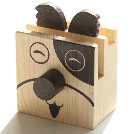 Multifunktionell djurpennhållare i massivt trä