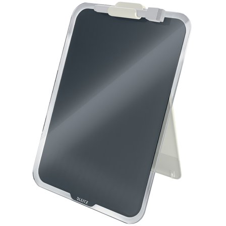 Glass board with clip Cosy Grey