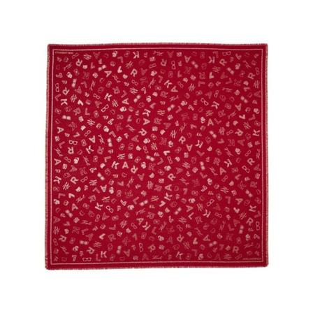 Karl Lagerfeld Scarves , Rood , Dames , Maat: ONE Size Sjaals