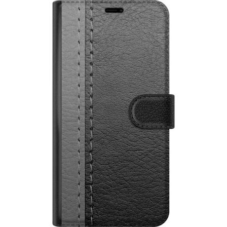 Samsung Galaxy S24 FE Plånboksfodral Black & Grey Leather