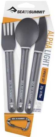 Sea to Summit Cutlery AlphaLight Set Spoon/Knife/Fork - Kopper, Tallerkener og Bestikk