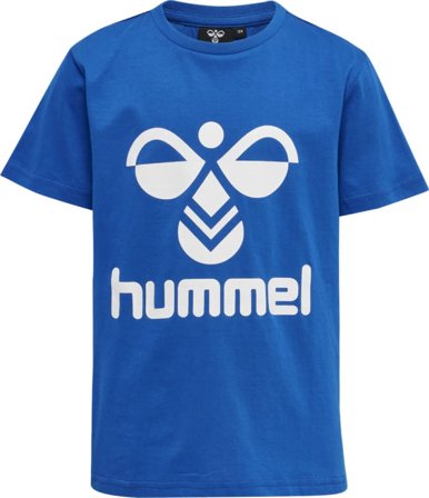 Hummel Kids' hmlTRES T-Shirt Short Sleeve Children short-sleeved sweaters Blue 164