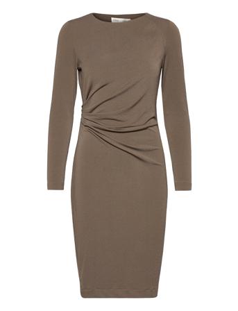Trude Dress Polvipituinen Mekko Harmaa InWear