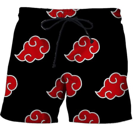 Naruto Print Monipuolinen rento rantahousut lenkkihousut Shortsit Style A-8