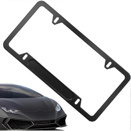 Fordonsskylt | Skyltskydd Exteriör Dekor Ram Biltillbehör Bakre Fäste, Rametiketter Främre och Bakre Registreringsskyltfäste Biltillbehörsfäste