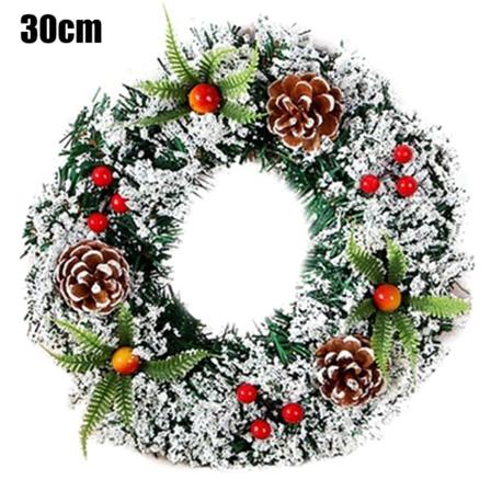 Julkransdekor Handgjord juldekoration för julvägg 30cm