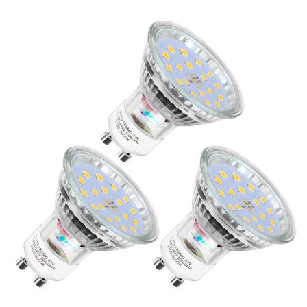 LED GU10 lampe 5W tilsvarende 50W varmhvit 2700K 120 graders lysstråle [YJD]