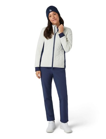 Original Penguin Golf Quilted Puffer Jacket - White - L