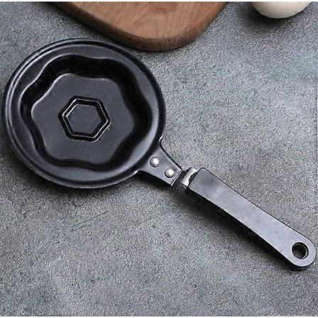 Pannekakeform for barn, mini pannekakeprodusent, non-stick pannekakepanne, kjøkkenutstyr (gris)