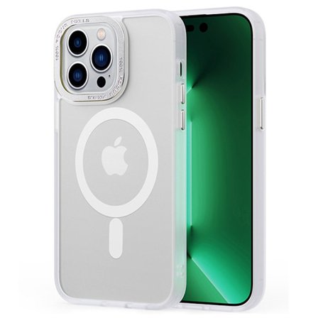 Magnetic MagSafe Skal iPhone 15 Matt Vit