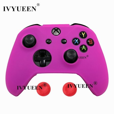 För Microsoft Xbox One X S Slim Controller Silikonskal + Analoga Tumgrepp För X Box One 1 X S Gamepad