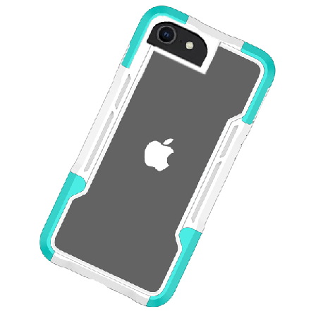Stötdämpande ARMOR Skal - iPhone SE 2022 Himmelsblå