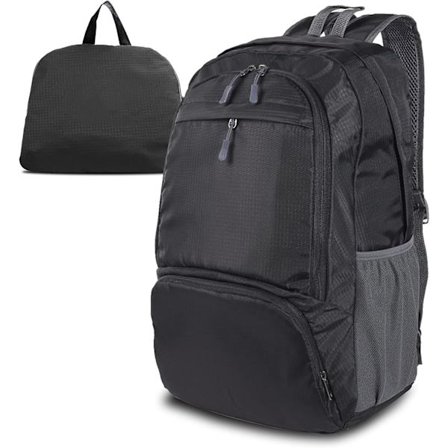 Kevyt taitettava kannettava reppu vedenpitävä hengittävä ulkoilmaretkeilyvaelluskoulu reppu