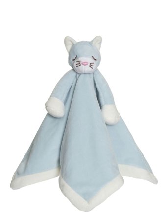 Teddykompaniet | Diinglisar, Blankie, Cat, Baby Blue | 35X35CM