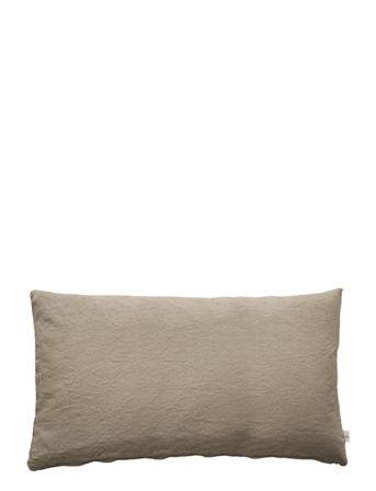Cushion Cover Linen Basic Washed Home Textiles Cushions & Blankets Cushion Covers Beige Au Maison