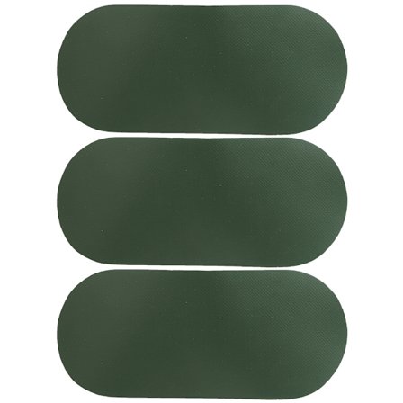 3 stk. PVC Reparasjonslapp Militærgrønn Oppblåsbar Båt Jolle Badering
