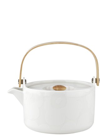 Unikko Tea Pot 7 Dl White Marimekko Home