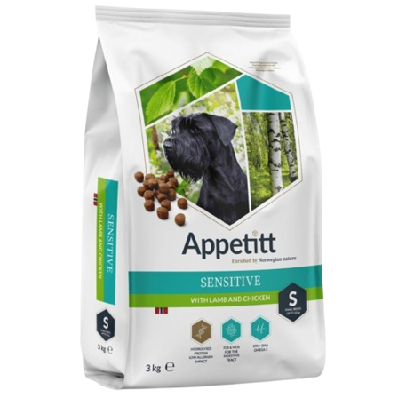 APPETITT - Sensitive Lamb Small 3 kg - Hund - Hundefôr & hundemat - Tørrfôr for hund - ZOO.no