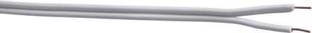 Gelia EKUA2LO7V100 Kabel hvit EKU 2x0,7 mm², 100 m på snelle, Stikkontakter & kabler