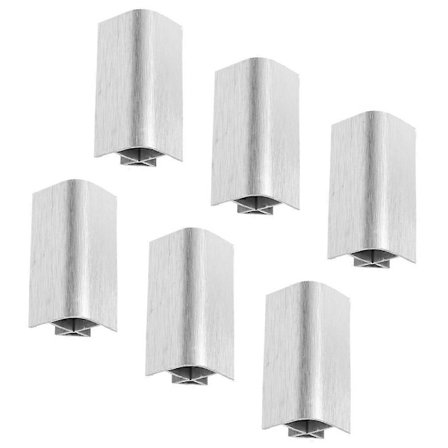 Kaapelinpidikkeet Johdonsuojat Kaapin Kulmalista Muovi 9,70X3,50X2,00CM Kodin Järjestely 6kpl