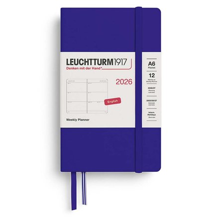 Leuchtturm1917 Kalender Weekly Planner 2026 A6 Ink