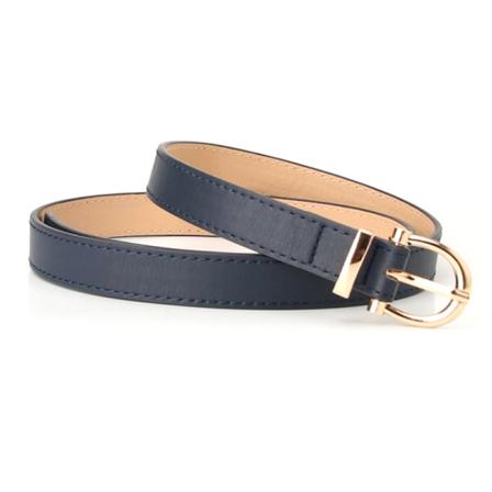 Kvinnor Bälten Pu Läder Enkel Metal Spänne Bältesklänning Jean Pant