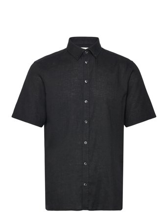 Casual Friday Cfanton Ss Linen Shirt - Black - M