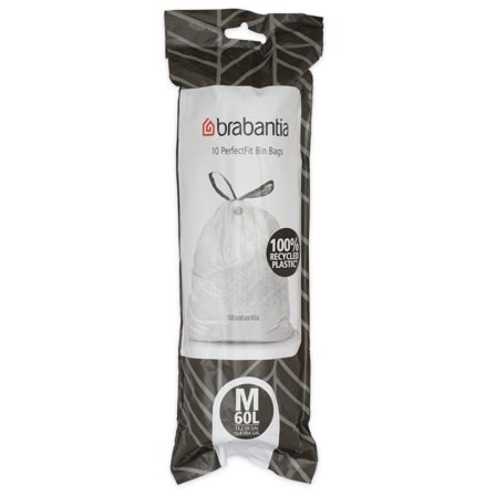 Brabantia PerfectFit avfallsposer M, 60 liter, 10 stk