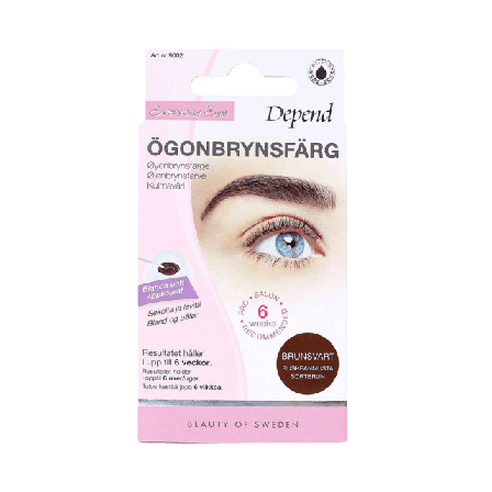 Depend Ögonbrynsfärg Lösögonfransar & färgning Dam ONESIZE