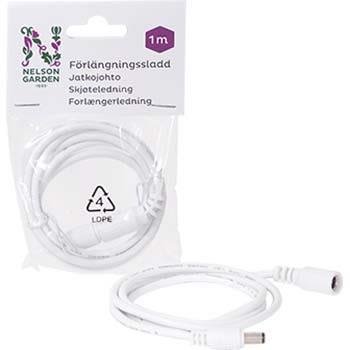 Nelson Garden 5562 Forlængerledning til plantebelysning, 1m, Dyrkning
