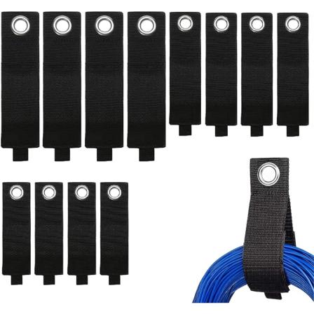12 kpl Raskaankaluston Nylon-säilytyshihnan pidennyskiinnike