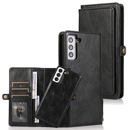 Samsung Galaxy S21 - Professionellt Praktiskt 2-1 Plånboksfodral