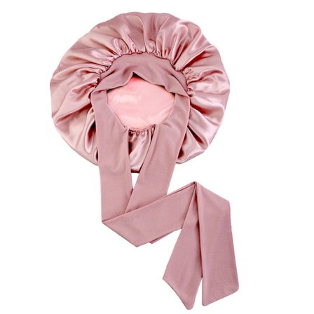 Satin Bonnet Sleep Cap - Komfortabelt hårbånd til søvn