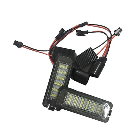 2x 24 LED Nummerpladelys til B6 B7 Golf MK5 MK6
