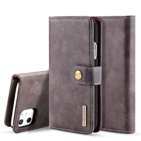 Iphone 11 - Dg.ming - Plånboksfodral/magnet Skal - Grå Grey Grå