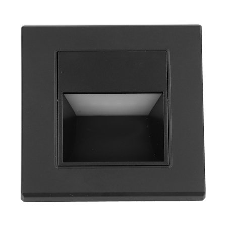 LED-trappebelysning Indbygget trappelys til trappebelysning i gang Varmt hvidt lys 85-220V sort